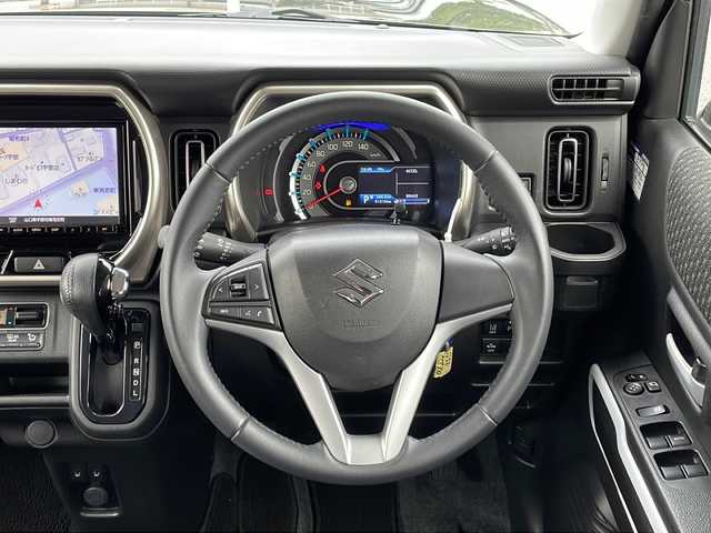 スズキ ハスラー HYBRID X 山口県 2020(令2)年 5.2万km クールカーキPM 社外ナビ【CN-RZ853】/フルセグテレビ/Bluetooth/デュアルブレーキサポート/レーンキープアシスト/オートハイビーム/バックソナー/D/N席シートヒーター/純正フロアマット/サイドバイザー/プッシュスタート/純正15インチAW
