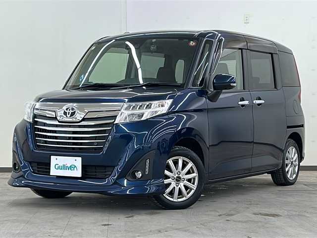 トヨタ ルーミー カスタムG 道央・札幌 2018(平30)年 4.6万km レーザーブルークリスタルシャイン /4WD//純正ナビ（AM/FM/BT/DVD/TV）//全方位カメラ//ウインカーミラー//電動格納ミラー//アイドリングストップ//純正ホイール//クルーズコントロール//ドアバイザー//両側パワースライドドア//LEDヘッドライト//エンジンプッシュスタート//ドライブレコーダー//前後シートヒーター