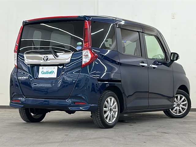トヨタ ルーミー カスタムG 道央・札幌 2018(平30)年 4.6万km レーザーブルークリスタルシャイン /4WD//純正ナビ（AM/FM/BT/DVD/TV）//全方位カメラ//ウインカーミラー//電動格納ミラー//アイドリングストップ//純正ホイール//クルーズコントロール//ドアバイザー//両側パワースライドドア//LEDヘッドライト//エンジンプッシュスタート//ドライブレコーダー//前後シートヒーター