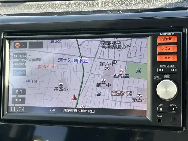 日産 デイズ ハイウェイスターJ 東京都 2013(平25)年 4.3万km プレミアムパープルP 純正ナビ【Bluetooth】/フルセグテレビ/CD再生可能/電動格納ミラー/純正アルミホイール/純正フロアマット/オートエアコン/ETC/リモコンキー/保証書/取扱説明書