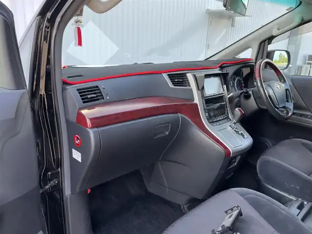 トヨタ ヴェルファイア 2．4Z 愛媛県 2009(平21)年 15.8万km ブラック フリップダウンモニター/サンルーフ/ビルトインETC/ドライブレコーダー前後/バックカメラ/両側パワースライドドア/フルセグTV/社外ナビ（ALPINE）/ウォークスルー/コーナーセンサー前後/横滑り防止装置/Bluetooth/スマートキー/純正17AW