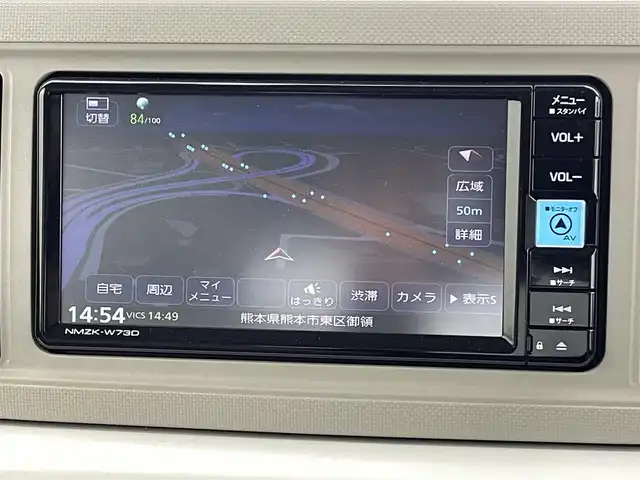 ダイハツ ミラ トコット G SA Ⅲ 熊本県 2023(令5)年 0.4万km シャイニングホワイトパール 禁煙車　/ワンオーナー/純正ナビNMZK-W73D（ＣＤ・ＤＶＤ・フルセグ・ＢＴ・ＵＳＢ）/全周囲カメラ　/純正前方ドライブレコーダー　/前席シートヒーター　/スマートアシストIII/・衝突軽減ブレーキ　/・レーンキープアシスト　/・前後踏み間違い防止/横滑り防止　/アイドリングストップ/純正フロアマット/オートライト/LEDヘッドライト/スマートキー/プッシュスタート/スペアキー1本/保証書/取扱説明書