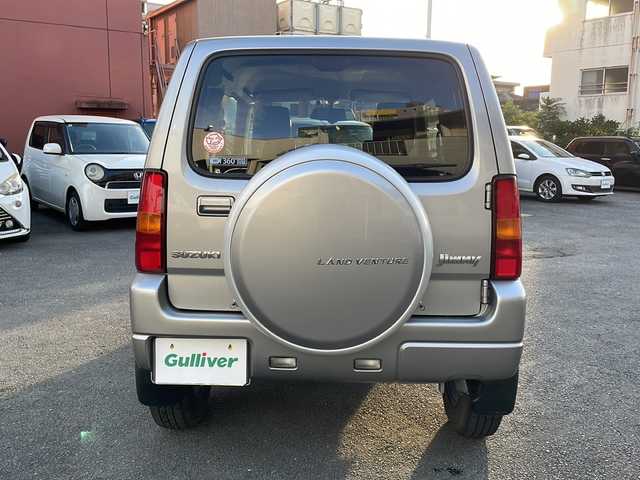 スズキ ジムニー ランドベンチャー 宮崎県 2017(平29)年 2.5万km スチールシルバーM 社外ナビ　Ｂｌｕｅｔｏｏｔｈ　フルセグＴＶ ETC ミラー型ドライブレコーダー 運転席のみシートヒーター レザーシート 背面タイヤ ハロゲンライト 純正アルミホイール 純正フロアマット