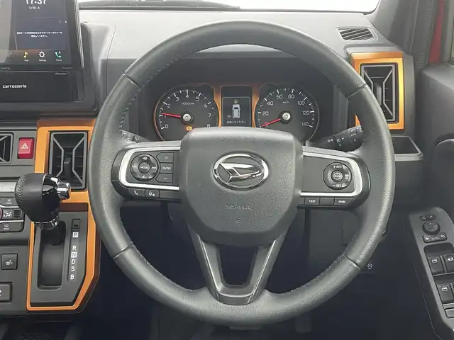 ダイハツ タフト G ターボ 道央・札幌 2021(令3)年 7万km コンパーノレッド ・4WD/・Pioneerディスプレイオーディオ（FM/AM/BT)/・バックカメラ/・ETC/・前後ドライブレコーダー/・ガラスルーフ/・前席シートヒーター/・追従式クルーズコントロール/・プッシュスタート/・エンジンスターター/・オートライト/・電動パーキングブレーキ/・ルーフレール/・オートブレーキホールド/・フードガーニッシュ/・バックドアガーニッシュ