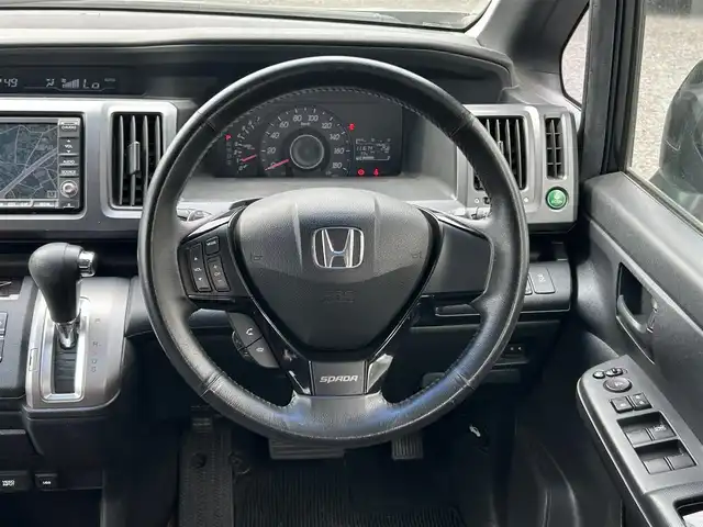 ホンダ ステップワゴン スパーダ Z HDDナビED 宮崎県 2012(平24)年 11.2万km プレミアムブラキッシュパール /ナビ//TV/CD/DVD//ビルトインETC//フリップダウンモニター//バックカメラ//両側パワースライドドア//純正フロアマット//社外アルミホイール//ドアバイザー//パドルシフト//電格ウィンカーミラー/　（電格不良）