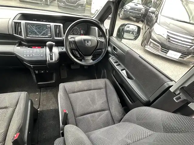 ホンダ ステップワゴン スパーダ Z HDDナビED 宮崎県 2012(平24)年 11.2万km プレミアムブラキッシュパール /ナビ//TV/CD/DVD//ビルトインETC//フリップダウンモニター//バックカメラ//両側パワースライドドア//純正フロアマット//社外アルミホイール//ドアバイザー//パドルシフト//電格ウィンカーミラー/　（電格不良）