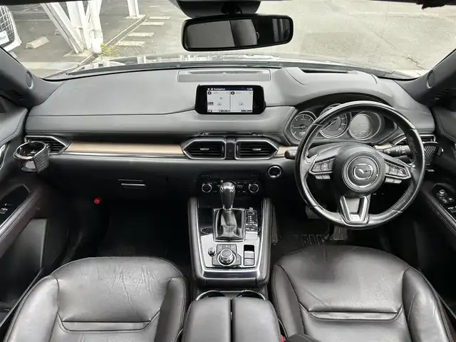 マツダ ＣＸ－８ XD Lパッケージ 静岡県 2018(平30)年 7.3万km ディープクリスタルブルーマイカ アイアクティブセンス/純正ナビ/・フルセグTV/BTオーディオ/DVD/USB/全周囲カメラ/後席モニター/ETC/電動リアゲート/パワーシートD/N/シートヒーター全席/ハンドルヒーター/本革シート/ルーフレール/オートホールドブレーキ/LEDヘッドランプ/・フォグランプ/スマートキー/純正アルミホイール