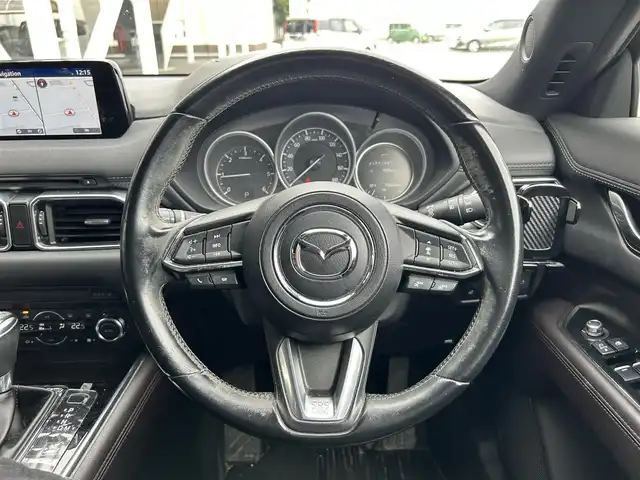 マツダ ＣＸ－８ XD Lパッケージ 静岡県 2018(平30)年 7.3万km ディープクリスタルブルーマイカ アイアクティブセンス/純正ナビ/・フルセグTV/BTオーディオ/DVD/USB/全周囲カメラ/後席モニター/ETC/電動リアゲート/パワーシートD/N/シートヒーター全席/ハンドルヒーター/本革シート/ルーフレール/オートホールドブレーキ/LEDヘッドランプ/・フォグランプ/スマートキー/純正アルミホイール