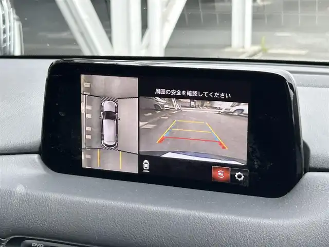 マツダ ＣＸ－８ XD Lパッケージ 静岡県 2018(平30)年 7.3万km ディープクリスタルブルーマイカ アイアクティブセンス/純正ナビ/・フルセグTV/BTオーディオ/DVD/USB/全周囲カメラ/後席モニター/ETC/電動リアゲート/パワーシートD/N/シートヒーター全席/ハンドルヒーター/本革シート/ルーフレール/オートホールドブレーキ/LEDヘッドランプ/・フォグランプ/スマートキー/純正アルミホイール
