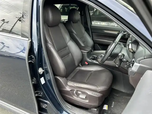 マツダ ＣＸ－８ XD Lパッケージ 静岡県 2018(平30)年 7.3万km ディープクリスタルブルーマイカ アイアクティブセンス/純正ナビ/・フルセグTV/BTオーディオ/DVD/USB/全周囲カメラ/後席モニター/ETC/電動リアゲート/パワーシートD/N/シートヒーター全席/ハンドルヒーター/本革シート/ルーフレール/オートホールドブレーキ/LEDヘッドランプ/・フォグランプ/スマートキー/純正アルミホイール