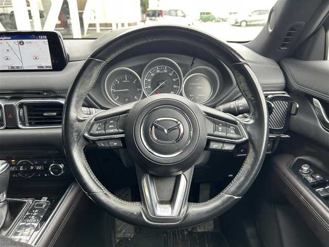 マツダ ＣＸ－８ XD Lパッケージ 静岡県 2018(平30)年 7.3万km ディープクリスタルブルーマイカ アイアクティブセンス/純正ナビ/・フルセグTV/BTオーディオ/DVD/USB/全周囲カメラ/後席モニター/ETC/電動リアゲート/パワーシートD/N/シートヒーター全席/ハンドルヒーター/本革シート/ルーフレール/オートホールドブレーキ/LEDヘッドランプ/・フォグランプ/スマートキー/純正アルミホイール
