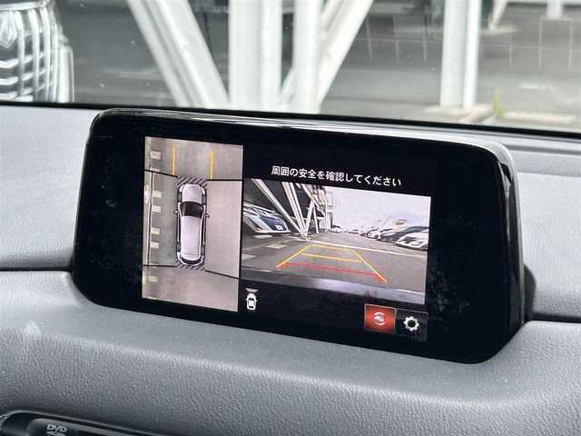 マツダ ＣＸ－８ XD Lパッケージ 静岡県 2018(平30)年 7.3万km ディープクリスタルブルーマイカ アイアクティブセンス/純正ナビ/・フルセグTV/BTオーディオ/DVD/USB/全周囲カメラ/後席モニター/ETC/電動リアゲート/パワーシートD/N/シートヒーター全席/ハンドルヒーター/本革シート/ルーフレール/オートホールドブレーキ/LEDヘッドランプ/・フォグランプ/スマートキー/純正アルミホイール