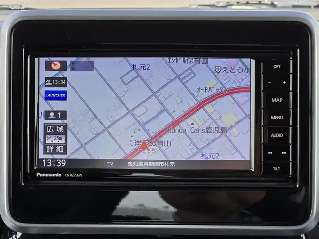 スズキ スペーシア カスタム HYBRID XS 鹿児島県 2020(令2)年 6.2万km ブルーイッシュブラックパール3 両側パワースライドドア　/ヘッドアップディスプレイ　/Ｄ席シートヒーター　/純正ＳＤナビ（ＣＮ－ＲＺ７５６Ｗ）　/Ｂｌｕｅｔｏｏｔｈオーディオ　/バックカメラ　/３６０°カメラ　/デュアルカメラブレーキサポート/前後コーナーセンサー/レーンキープアシスト/横滑り防止装置/プッシュスタート/スマートキー/エアバッグ(W+サイド)/ワンオーナー