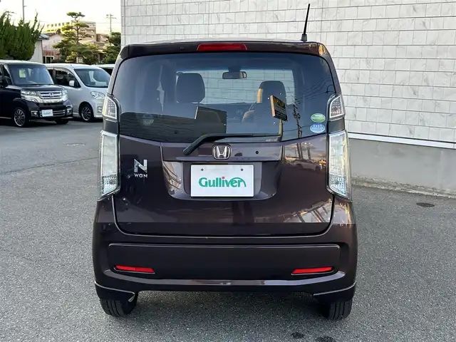 ホンダ Ｎ ＷＧＮ G Aパッケージ 山形県 2014(平26)年 5.6万km プレミアムディープモカパール 4WD/純正オーディオ/FM/AM/CD/DVD/横滑り防止装置/プッシュスタート/純正バイザー/純正マット/スマートキー/AUTOエアコン
