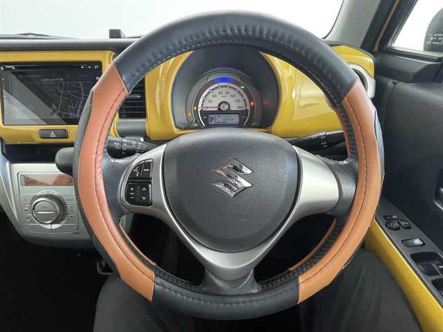 スズキ ハスラー X ターボ 大分県 2015(平27)年 8.4万km アクティブイエロー/ブラック2トーンルーフ 純正ナビ/フルセグ/DVD/Bluetooth/USB/i Pod/AUX/全方位カメラ/衝突軽減ブレーキ/レーンディパチャーアラート/オートLEDライト/前席シートヒーター/前方ドライブレコーダー/純正15インチAW/純正ドアバイザー/純正フロアマット/スマートキー