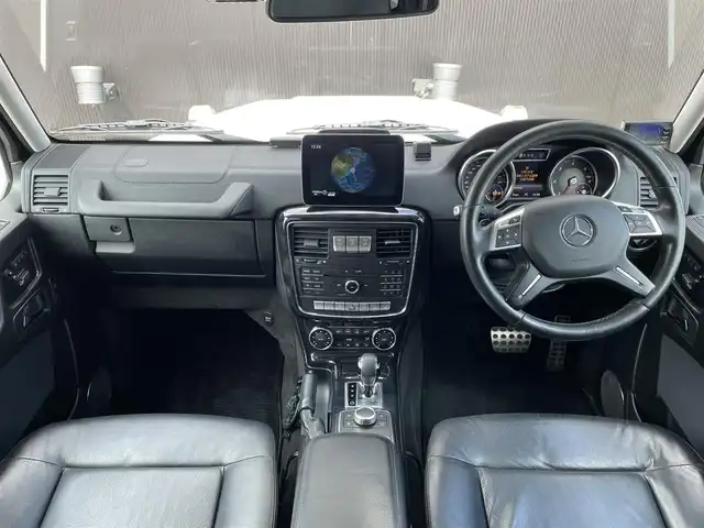 メルセデス・ベンツ ゲレンデヴァーゲン Ｇ３５０ｄ 長野県 2017(平29)年 6.8万km ポーラホワイト 後期型　/ラグジュアリーＰＫＧ　/黒革シート　/サンルーフ　/ｈａｒｍａｎ／ｋａｒｄｏｎ　/ＰＷシート　/シートヒーター　/レーダーセーフティＰＫＧ　/パークトロニック　/ＨＩＤ　/ＥＴＣ　/ナビ　/ＴＶ　/Ｂカメラ　/Ｂ／Ｔ