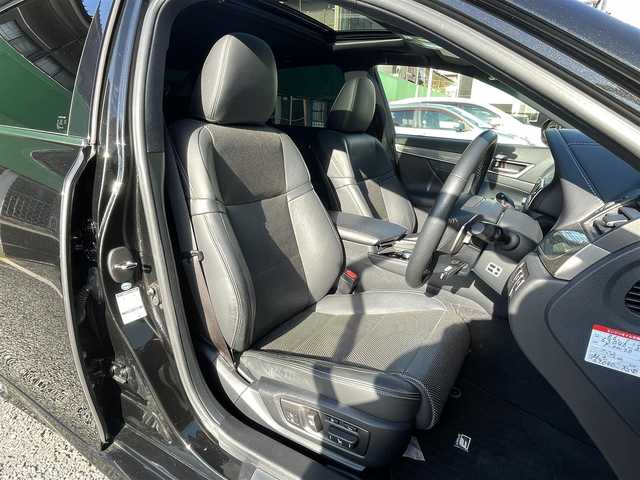 レクサス ＧＳ 450h Fスポーツ 岡山県 2013(平25)年 6.8万km スターライトブラックガラスフレーク サンルーフ/ブラックレザーシート/純正HDDナビ/フルセグTV/DVD/CD/MSV/Bluetooth/USB/AUX/バックカメラ/ETC2.0/レーダークルーズ/レーンキープアシスト/ブラインドスポットモニター/前後ドライブレコーダー/前席/・パワーシート/・シートヒーター/・エアシート/後席ロールシェード/前後コーナーセンサー/記録簿H26－R6まで毎年あり/保証書/取扱説明書