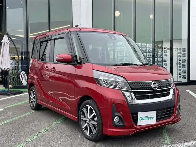 日産 デイズ ルークス ハイウェイスター Gターボ 長崎県 2020(令2)年 5.1万km スパークリングレッドM アラウンドビューモニター/純正メモリナビ/クルーズコントロール/ＥＴＣ/ドライブレコーダー/コーナーセンサー/エマージェンシーブレーキ/レーンキープアシスト/ＬＥＤヘッドライト/オートライト/ステアリングスイッチ/オートハイビーム/両側パワースライドドア/スペアキー
