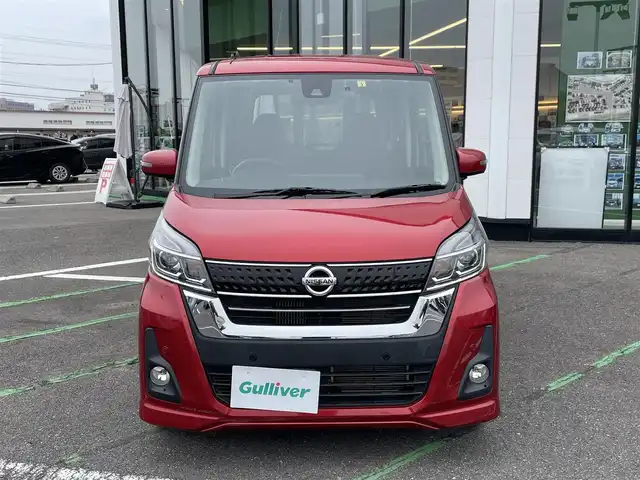 日産 デイズ ルークス ハイウェイスター Gターボ 長崎県 2020(令2)年 5.1万km スパークリングレッドM アラウンドビューモニター/純正メモリナビ/クルーズコントロール/ＥＴＣ/ドライブレコーダー/コーナーセンサー/エマージェンシーブレーキ/レーンキープアシスト/ＬＥＤヘッドライト/オートライト/ステアリングスイッチ/オートハイビーム/両側パワースライドドア/スペアキー