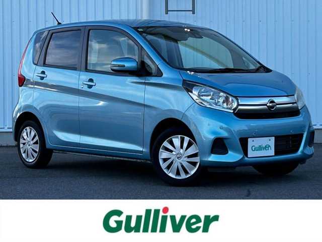 日産 デイズ X 愛媛県 2019(平31)年 2万km アイスブルー 全方位カメラ/コーナーセンサー前後/ドラレコ前/純正フロアマット/横滑り防止装置/ABS/スマートキー/アイドリングストップ/衝突軽減/iPod/ベンチシート/プッシュスタート