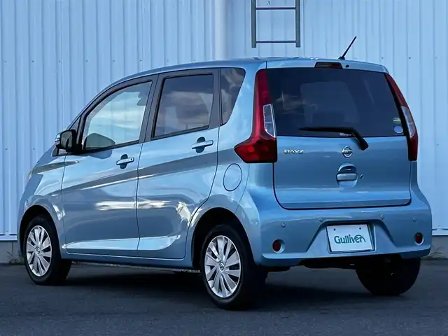 日産 デイズ X 愛媛県 2019(平31)年 2万km アイスブルー 全方位カメラ/コーナーセンサー前後/ドラレコ前/純正フロアマット/横滑り防止装置/ABS/スマートキー/アイドリングストップ/衝突軽減/iPod/ベンチシート/プッシュスタート