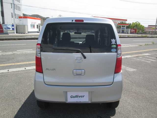 マツダ フレア XG 広島県 2015(平27)年 0.4万km シルキーシルバーメタリック 新車ワンオーナー/新車保証書/取扱説明書/スペアキー/5速マニュアル/運転席シートヒーター/アイドリングストップ