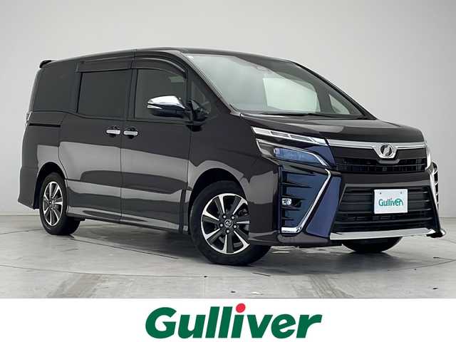 トヨタ ヴォクシー ZS 煌 愛知県 2018(平30)年 3.6万km ボルドーマイカメタリック 衝突被害軽減ブレーキ/純正9インチSDナビ　ナビあり/両側パワースライドドア/クルーズコントロール/フルセグTV/CD DVD/Bluetooth/バックカメラ/純正アルミホイール/LEDヘッドライト/リアオートエアコン/オートマチックハイビーム/ドライブレコーダー/ETC/ステアリングスイッチ/スマートキー/プッシュスタート