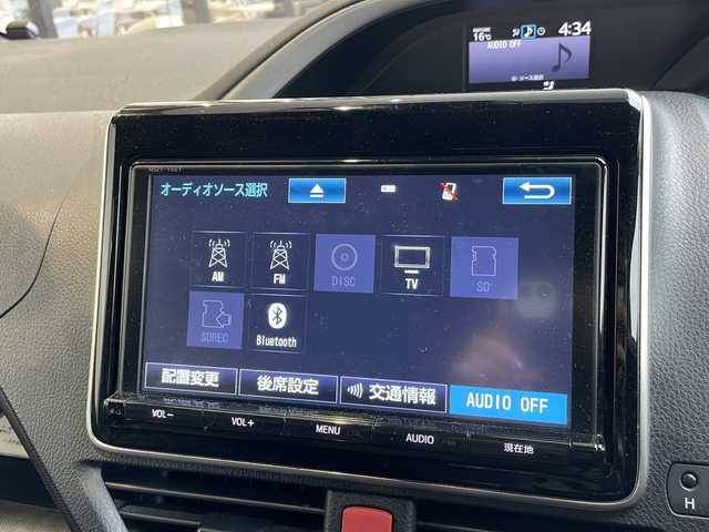 トヨタ ヴォクシー ZS 煌 愛知県 2018(平30)年 3.6万km ボルドーマイカメタリック 衝突被害軽減ブレーキ/純正9インチSDナビ　ナビあり/両側パワースライドドア/クルーズコントロール/フルセグTV/CD DVD/Bluetooth/バックカメラ/純正アルミホイール/LEDヘッドライト/リアオートエアコン/オートマチックハイビーム/ドライブレコーダー/ETC/ステアリングスイッチ/スマートキー/プッシュスタート