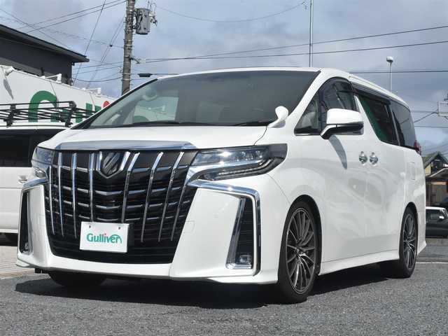 トヨタ アルファード S Cパッケージ 神奈川県 2021(令3)年 3.6万km ホワイトパールクリスタルシャイン 社外足廻り/社外２０インチAW/純正メモリナビ/フルセグテレビ/バックカメラ/フリップダウンモニター/アダプティブクルーズ/サンルーフ/レザーシート/シートヒーター/エアーシート/両側パワースライドドア/パワーバックドア/ETC/LEDヘッドライト/保証書/取説/ナビ説/記録(R.5.6.7)