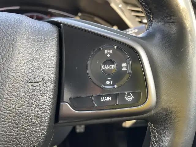 ホンダ シビック ハッチバック ホンダセンシング 石川県 2018(平30)年 3.7万km 黒 純正メモリーナビ/純正CD/DVD再生/フルセグTV/バックカメラ/LEDヘッドライト/ETC/ホンダセンシング/レーダークルーズ/社外アルミホイール/ドライブレコーダー/スマートキー/プッシュスタート
