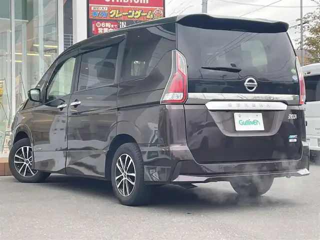 日産 セレナ ハイウェイスター プロパイロットED 道央・札幌 2016(平28)年 7.1万km インペリアルアンバーP ・4WD/・寒冷地仕様/・純正ナビ　品番MM316D-L/（フルセグ/AM/FM/CD/DVD/BT）/・純正後席モニター/・純正エンジンスターター/・ドライブレコーダー/・純正ビルトインETC/・バックカメラ/・両側パワースライドドア（ハンズフリー）/・衝突軽減ブレーキ/・プロパイロット/・前後コーナーセンサー/・オートエアコン/・社外　15インチAW/・デュアルバックドア/・ステアリングスイッチ/・アイドリングストップ/・オートブレーキホールド/・LEDヘッドライト/・オートライト/・フォグランプ/・盗難防止装置/・ABS/・横滑り防止装置/・スマートキー/・プッシュスタート/・スペアキー/・純正フロアマット/・保証書/・取扱説明書