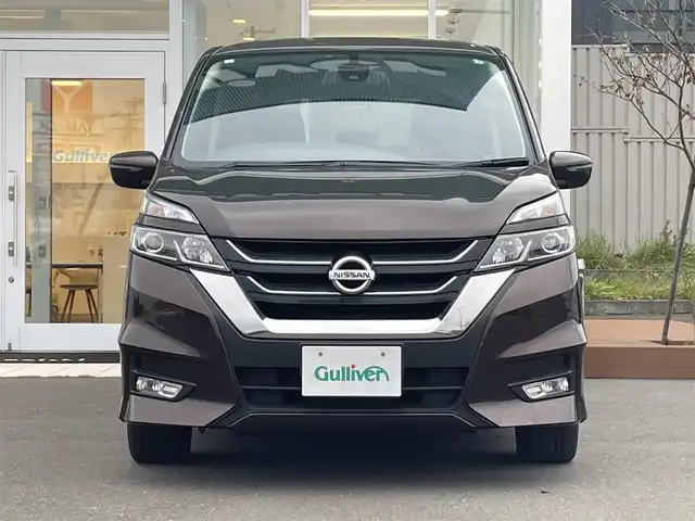 日産 セレナ ハイウェイスター プロパイロットED 道央・札幌 2016(平28)年 7.1万km インペリアルアンバーP ・4WD/・寒冷地仕様/・純正ナビ　品番MM316D-L/（フルセグ/AM/FM/CD/DVD/BT）/・純正後席モニター/・純正エンジンスターター/・ドライブレコーダー/・純正ビルトインETC/・バックカメラ/・両側パワースライドドア（ハンズフリー）/・衝突軽減ブレーキ/・プロパイロット/・前後コーナーセンサー/・オートエアコン/・社外　15インチAW/・デュアルバックドア/・ステアリングスイッチ/・アイドリングストップ/・オートブレーキホールド/・LEDヘッドライト/・オートライト/・フォグランプ/・盗難防止装置/・ABS/・横滑り防止装置/・スマートキー/・プッシュスタート/・スペアキー/・純正フロアマット/・保証書/・取扱説明書