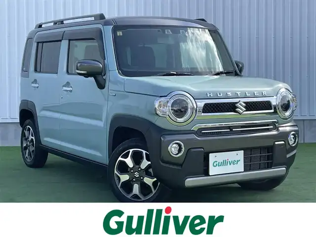 スズキ ハスラー Jスタイル Ⅱ ターボ 香川県 2023(令5)年 3.2万km オフブルーメタリック/ガンメタリック2トーンルーフ ワンオーナー/スズキセーフティサポート/・デュアルカメラブレーキサポート/・アダプティブクルーズコントロール/・車線逸脱警報機能/・車線逸脱抑制機能/・誤発進抑制機能/・全方位モニター/・後退時ブレーキサポート/・標識認識機能/純正９インチHDDナビ/・フルセグ/・Bluetooth/・CD/DVD/・USB入力端子/・ミュージックプレイヤー（ipad/AppleCarPlay/AndroidAuto）/バックカメラ/純正１５インチアルミ/LEDオートライト/ルーフレール/前席シートヒーター/前後ドライブレコーダー/革巻きステアリング/ステアリングリモコン/パドルシフト/プッシュスタート/スマートキー/純正フロアマット/ETC/アイドリングストップ