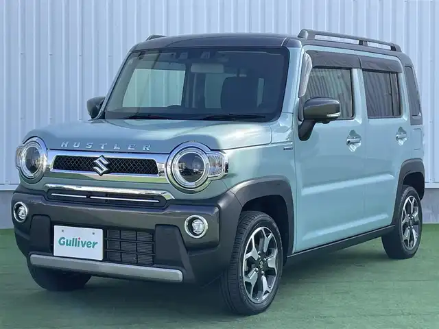 スズキ ハスラー Jスタイル Ⅱ ターボ 香川県 2023(令5)年 3.2万km オフブルーメタリック/ガンメタリック2トーンルーフ ワンオーナー/スズキセーフティサポート/・デュアルカメラブレーキサポート/・アダプティブクルーズコントロール/・車線逸脱警報機能/・車線逸脱抑制機能/・誤発進抑制機能/・全方位モニター/・後退時ブレーキサポート/・標識認識機能/純正９インチHDDナビ/・フルセグ/・Bluetooth/・CD/DVD/・USB入力端子/・ミュージックプレイヤー（ipad/AppleCarPlay/AndroidAuto）/バックカメラ/純正１５インチアルミ/LEDオートライト/ルーフレール/前席シートヒーター/前後ドライブレコーダー/革巻きステアリング/ステアリングリモコン/パドルシフト/プッシュスタート/スマートキー/純正フロアマット/ETC/アイドリングストップ