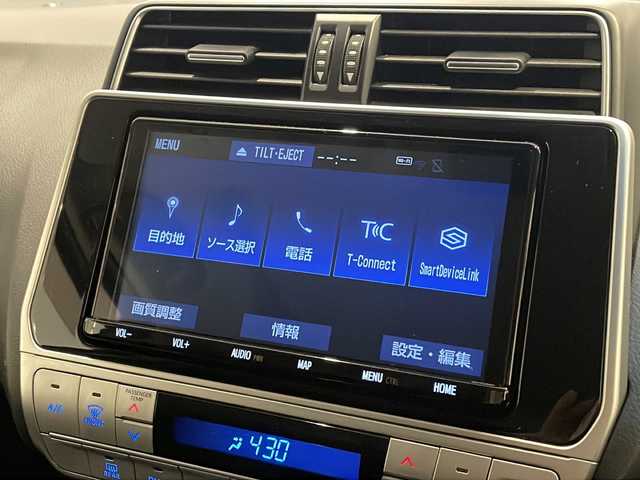 トヨタ ランドクルーザー プラド TX Lパッケージ 福井県 2019(平31)年 3.5万km ホワイトパールクリスタルシャイン サンルーフ／ワンオーナー／純正９型ナビ／ビルドインＥＴＣ／ドライブレコーダー／フルセグ／Ｂｌｕｅｔｏｏｔｈ／シートヒーター／ベンチレーション／ルーフレール／オートライト／スマートキー／プッシュスタート/RAYS17インチアルミホイール