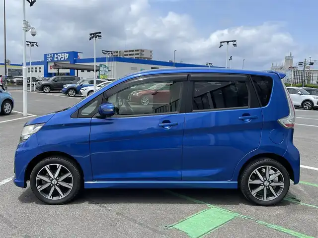 日産 デイズ ハイウェイスターG ターボ 長崎県 2020(令2)年 4.8万km オーシャンブルーP 純正ナビ/（フルセグ・DVD.AMFM・BT・SD)/全方位カメラ/エマージェンシーブレーキ/オートライト/HID/ETC/オートハイビーム/スマートキー/スペアキー/ステアリングスイッチ/アイドリングストップ/純正フロアマット