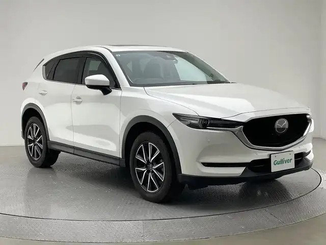 マツダ ＣＸ－５ XD Lパッケージ 兵庫県 2019(令1)年 1.9万km スノーフレイクホワイトパールマイカ 純正ＳＤナビ/CD/DVD/USB/Bluetooth/フルセグ/スペアキー　/ＥＴＣ　/ドライブレコーダー　/ブラインドスポットモニター　/パワーバックドア　/ＢＯＳＥサウンド　/アラウンドビュー　/ステアリングヒーター　/ＬＥＤヘッドライト　/ＬＥＤフォグランプ/純正19インチアルミホイール