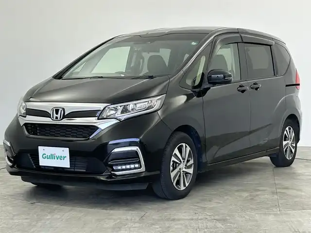 ホンダ フリード G ホンダセンシング 群馬県 2019(令1)年 3.7万km クリスタルブラックパール 社外７インチナビ　バックカメラ　アダプティブクルーズコントロール　両側パワースライドドア　ＬＥＤライト　シートヒーター　純正１５インチＡＷ　ステアリングリモコン　ドライブレコーダー　ＥＴＣ　禁煙車