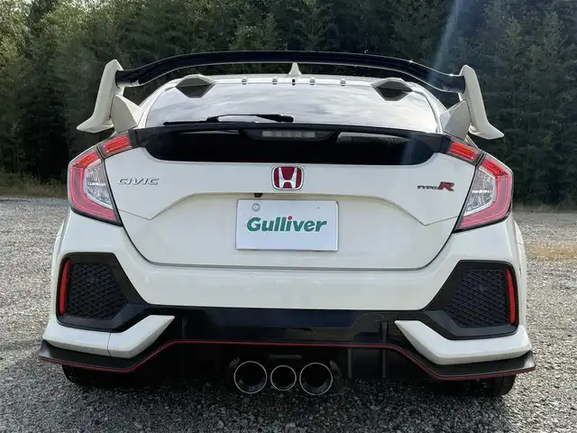 ホンダ シビック タイプR 兵庫県 2019(令1)年 3.3万km チャンピオンシップホワイト 純正ナビ/フルセグTV/ETC/クルーズコントロール/Bluetooth接続可/前後ドライブレコーダー/AUTOライト/LEDヘッドライト/LEDフォグランプ/純正20インチAW/ブレンボ社製フロント4ポッドキャリパー/純正大型ウィング