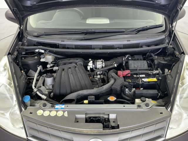 日産 ノート 15X +navi HDD SP 栃木県 2008(平20)年 5.7万km アメジストグレー 純正ナビ/（CD/AM・FM/AUX)/ABS/電動格納ミラー/ドアバイザー/フォグライト