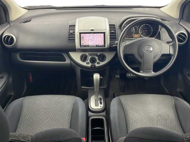 日産 ノート 15X +navi HDD SP 栃木県 2008(平20)年 5.7万km アメジストグレー 純正ナビ/（CD/AM・FM/AUX)/ABS/電動格納ミラー/ドアバイザー/フォグライト