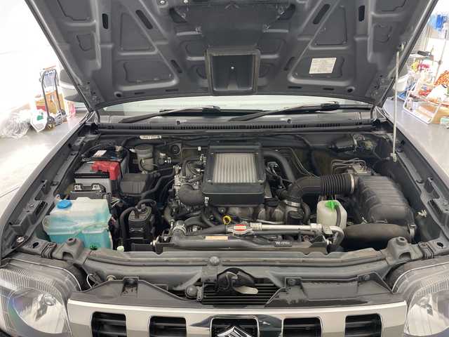 スズキ ジムニー ランドベンチャー 長野県 2014(平26)年 5万km ブルーイッシュブラックパール3 切り替え4WD/ターボ/社外オーディオ/トーヨーオープンカントリーR/T/純正マットガード/TERZOベースキャリア/サイドステップ/ISOFIX/ドアバイザー/ETC/スペアキー/純正フロアマット/ステアリングスイッチ/LEDヘッドライト