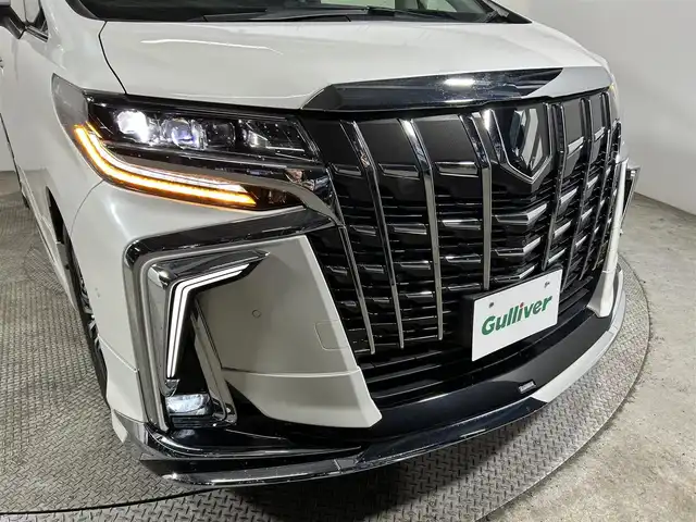 トヨタ アルファード S Cパッケージ 大阪府 2020(令2)年 3.7万km ホワイトパールクリスタルシャイン サンルーフ　黒革シート　モデリスタエアロ　後席モニター　純正ナビＴＶ　３６０カメラ　三眼ＬＥＤ　パワーシート／ヒーター／エアコン　電動リアゲート　レーダーＣ　衝突軽減　ＢＳＭ　デジタルインナーミラー