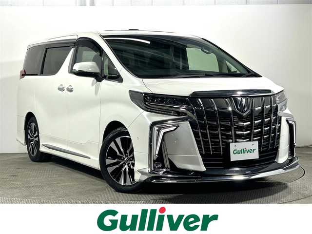 トヨタ アルファード S Cパッケージ 大阪府 2020(令2)年 3.7万km ホワイトパールクリスタルシャイン サンルーフ　黒革シート　モデリスタエアロ　後席モニター　純正ナビＴＶ　３６０カメラ　三眼ＬＥＤ　パワーシート／ヒーター／エアコン　電動リアゲート　レーダーＣ　衝突軽減　ＢＳＭ　デジタルインナーミラー