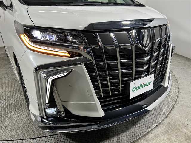 トヨタ アルファード S Cパッケージ 大阪府 2020(令2)年 3.7万km ホワイトパールクリスタルシャイン サンルーフ　黒革シート　モデリスタエアロ　後席モニター　純正ナビＴＶ　３６０カメラ　三眼ＬＥＤ　パワーシート／ヒーター／エアコン　電動リアゲート　レーダーＣ　衝突軽減　ＢＳＭ　デジタルインナーミラー