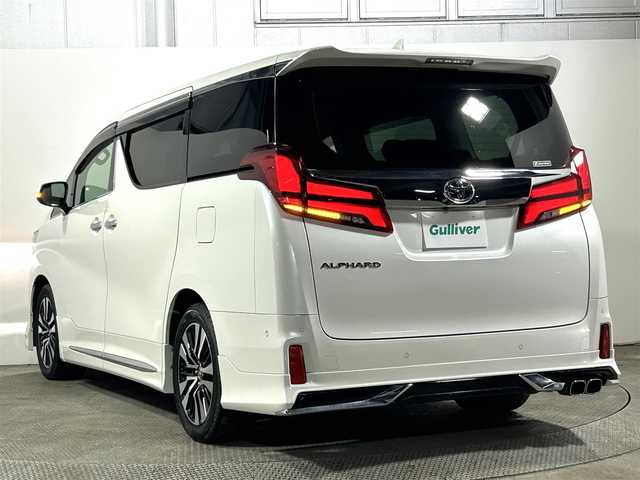 トヨタ アルファード S Cパッケージ 大阪府 2020(令2)年 3.7万km ホワイトパールクリスタルシャイン サンルーフ　黒革シート　モデリスタエアロ　後席モニター　純正ナビＴＶ　３６０カメラ　三眼ＬＥＤ　パワーシート／ヒーター／エアコン　電動リアゲート　レーダーＣ　衝突軽減　ＢＳＭ　デジタルインナーミラー