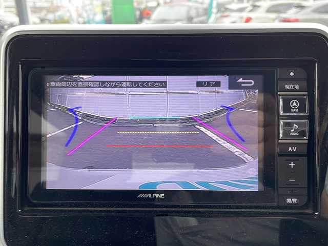 マツダ フレアワゴン カスタムスタイル ハイブリッド XT 秋田県 2018(平30)年 8万km ピュアホワイトP スズキセーフティサポート/　衝突被害軽減/　コーナーセンサー/　レーンキープアシスト/ターボ/４WD/MTモード付AT　パドルシフト/クルーズコントロール/社外ナビ/Bluetooth　フルセグTV　DVD　CD　SD　AM　FM/バックカメラ/ETC/両側パワースライドドア/シートヒーター前席/フロアマット/ハーフレザーシート/本革巻きステアリング/ステアリングスイッチ/スマートキー
