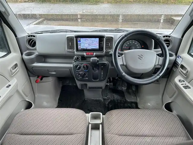 スズキ エブリイ PC リミテッド 富山県 2018(平30)年 4.2万km シルキーシルバーメタリック フルセグTV/4WD/バックカメラ/ハイルーフ/前後ドライブレコーダー/Bluetooth/DVD再生/CD再生/両側スライドドア/リモコンキー/純正ハロゲンヘッドランプ/ドアバイザー/オートライト/純正フロアマット/電格ミラー/取扱説明書/社外SDナビ