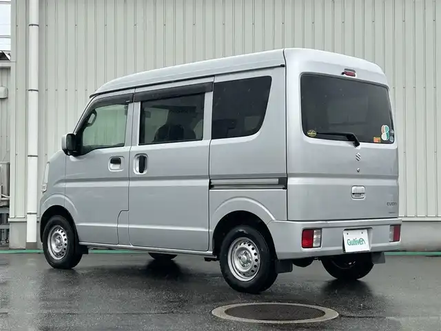スズキ エブリイ PC リミテッド 富山県 2018(平30)年 4.2万km シルキーシルバーメタリック フルセグTV/4WD/バックカメラ/ハイルーフ/前後ドライブレコーダー/Bluetooth/DVD再生/CD再生/両側スライドドア/リモコンキー/純正ハロゲンヘッドランプ/ドアバイザー/オートライト/純正フロアマット/電格ミラー/取扱説明書/社外SDナビ