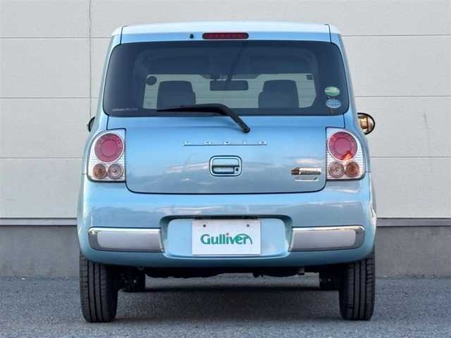 スズキ ラパン ショコラ X 茨城県 2015(平27)年 5.4万km フィズブルーパールメタリック/ホワイト 純正ナビ/　(CD/DVD/フルセグ)/前方ドライブレコーダー/ETC/LEDヘッドライト/本革シート/社外アルミホイール(SG・E)/純正アルミホイール付き/Wエアバック/ABS/アイドリングストップ/スマートキー/取扱説明書